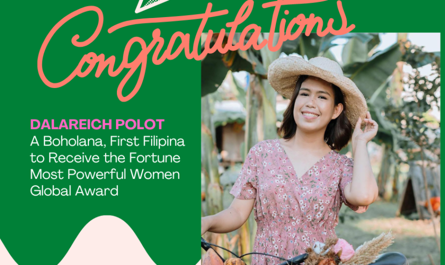 Dalareich Polot, A Boholana, First Filipina to Receive the Fortune Most Powerful Women Global Award