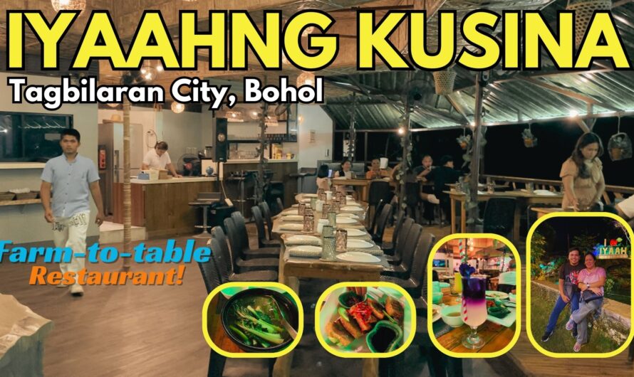 Discover IYAAHng Kusina: A Dining Experience Close to Nature